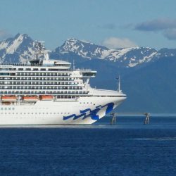 A cruise ship travels 330 miles