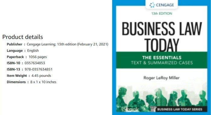 Business law and the regulation of business 13th edition