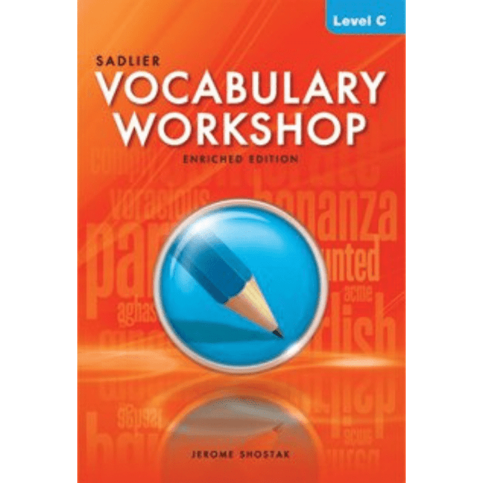 Sadlier vocabulary workshop level c answer key