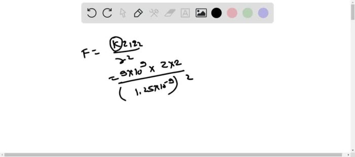 Calculate the force of attraction between mg2+ and o2-