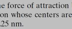 Attraction force calculate between ion o2 distance nm separated centers chegg transcribed text show